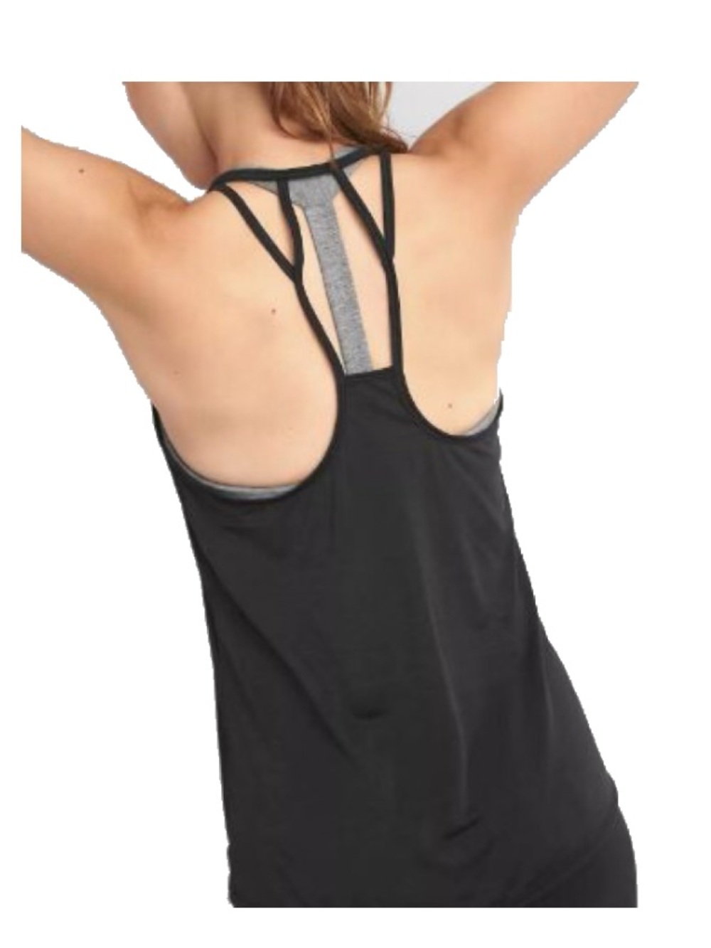 Gap gChill Strappy Cloud Tank Top Black size XS
